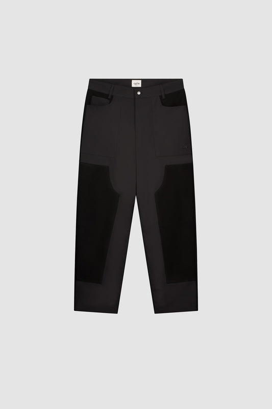 Arte Antwerp Nylon Wool Combo Pants Black