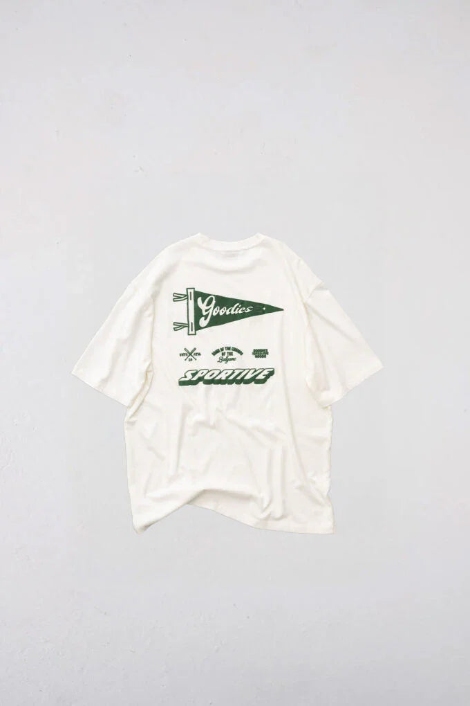 FLAG S/S TEE Blanc