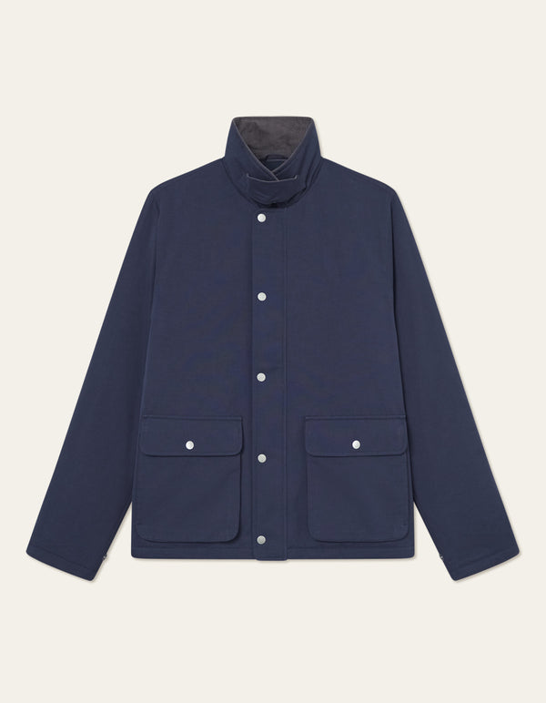 Les Deux Montana Jacket Dark Navy — Les Deux