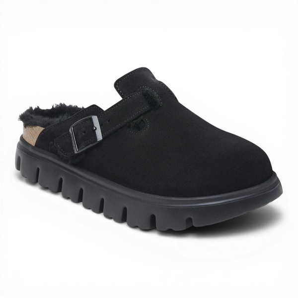 BOSTON CHUNKY SHEARLING Black - Uptown 42 — Birkenstock