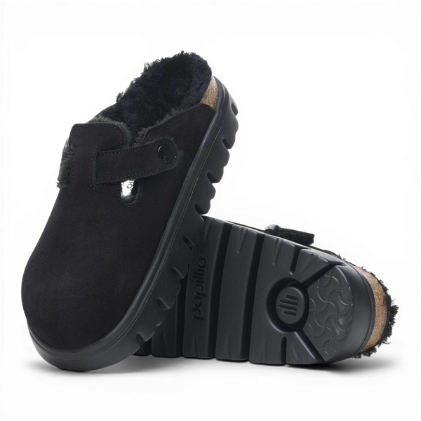 BOSTON CHUNKY SHEARLING Black - Uptown 42