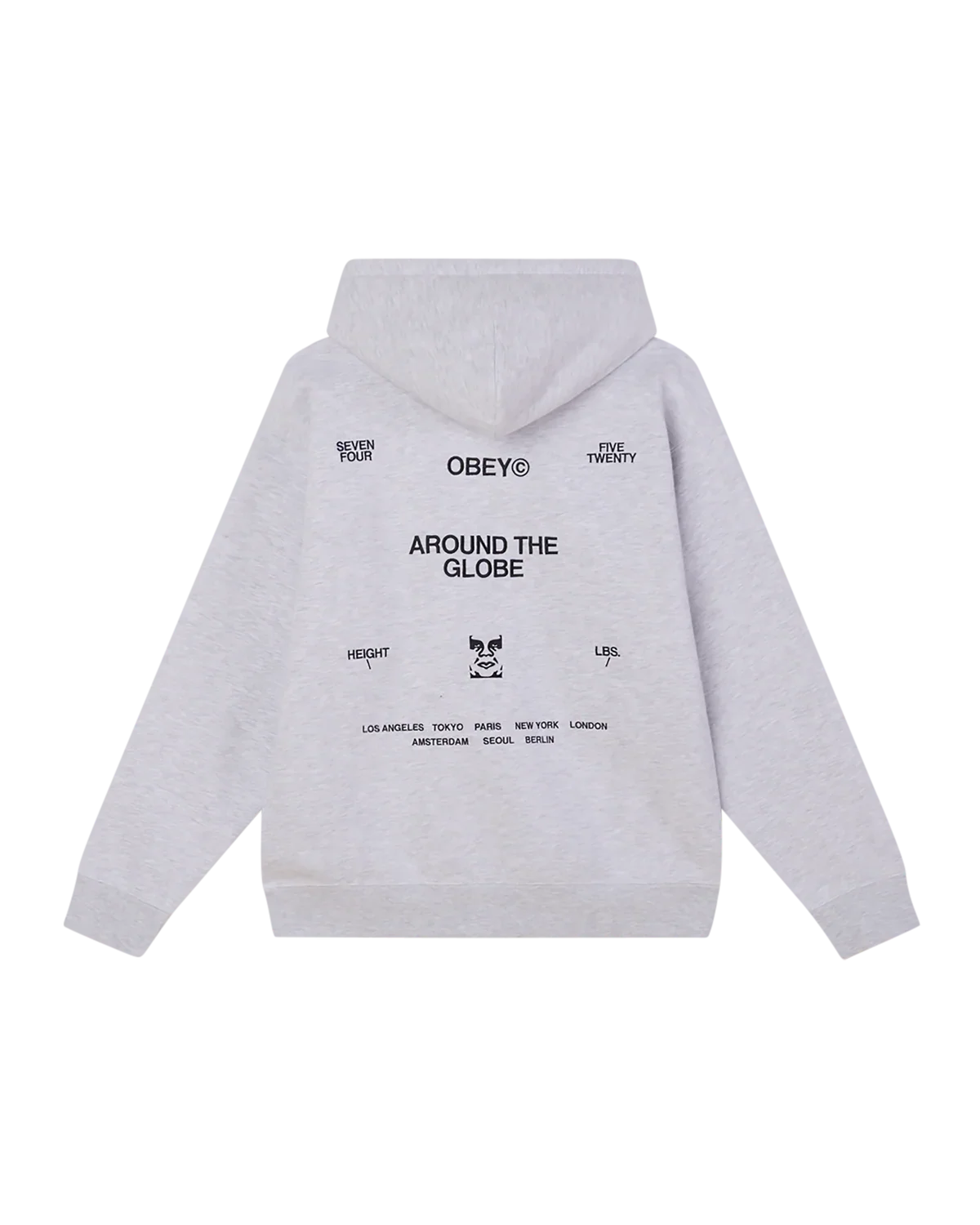 Obey Business Hoodie Ash Grey