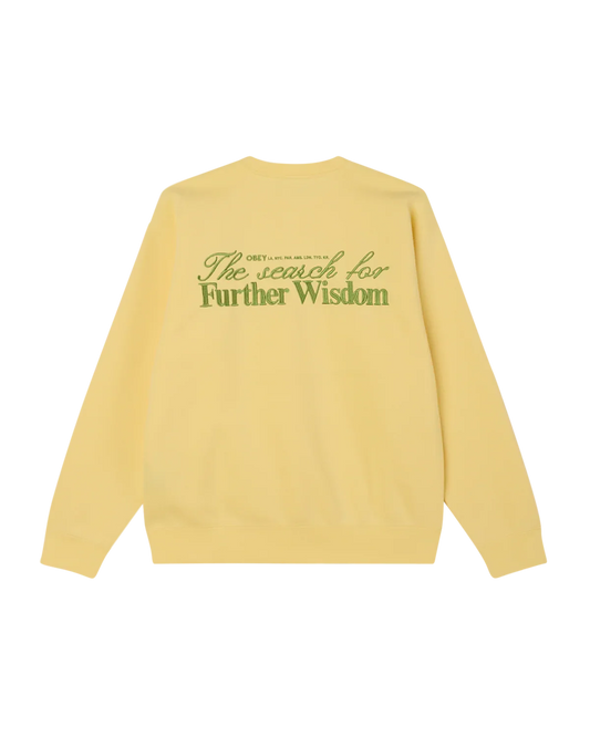 FURTHER WISDOM CREW Pale Banana