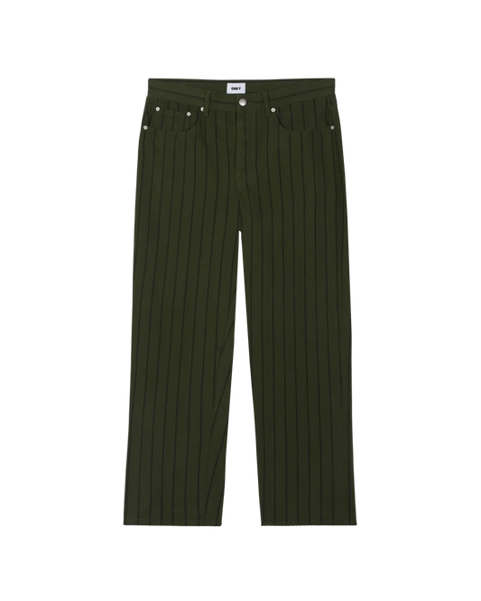 Classic Baggy Stripe Denim Pant Duffle Bag Multi