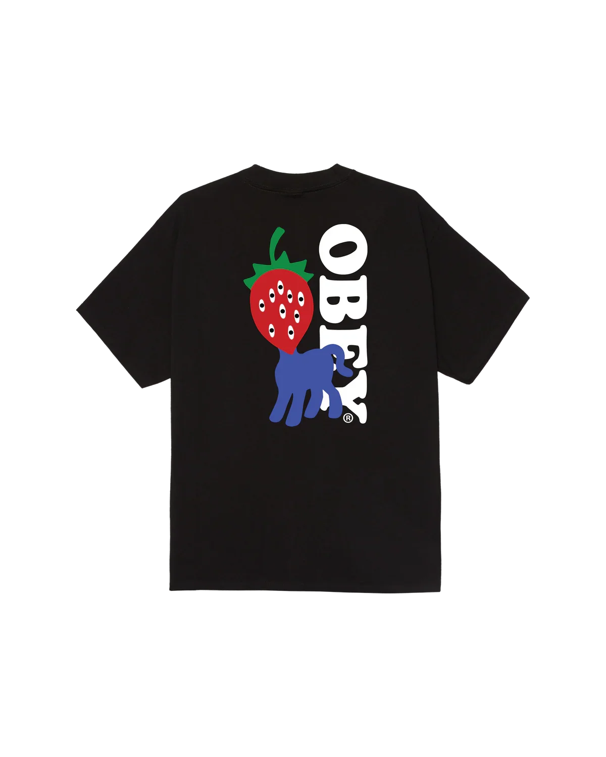 OBEY STRAWBERRY S/S TEE Black