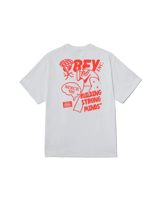 OBEY BUILDINGS S MINDS S/S TEE White