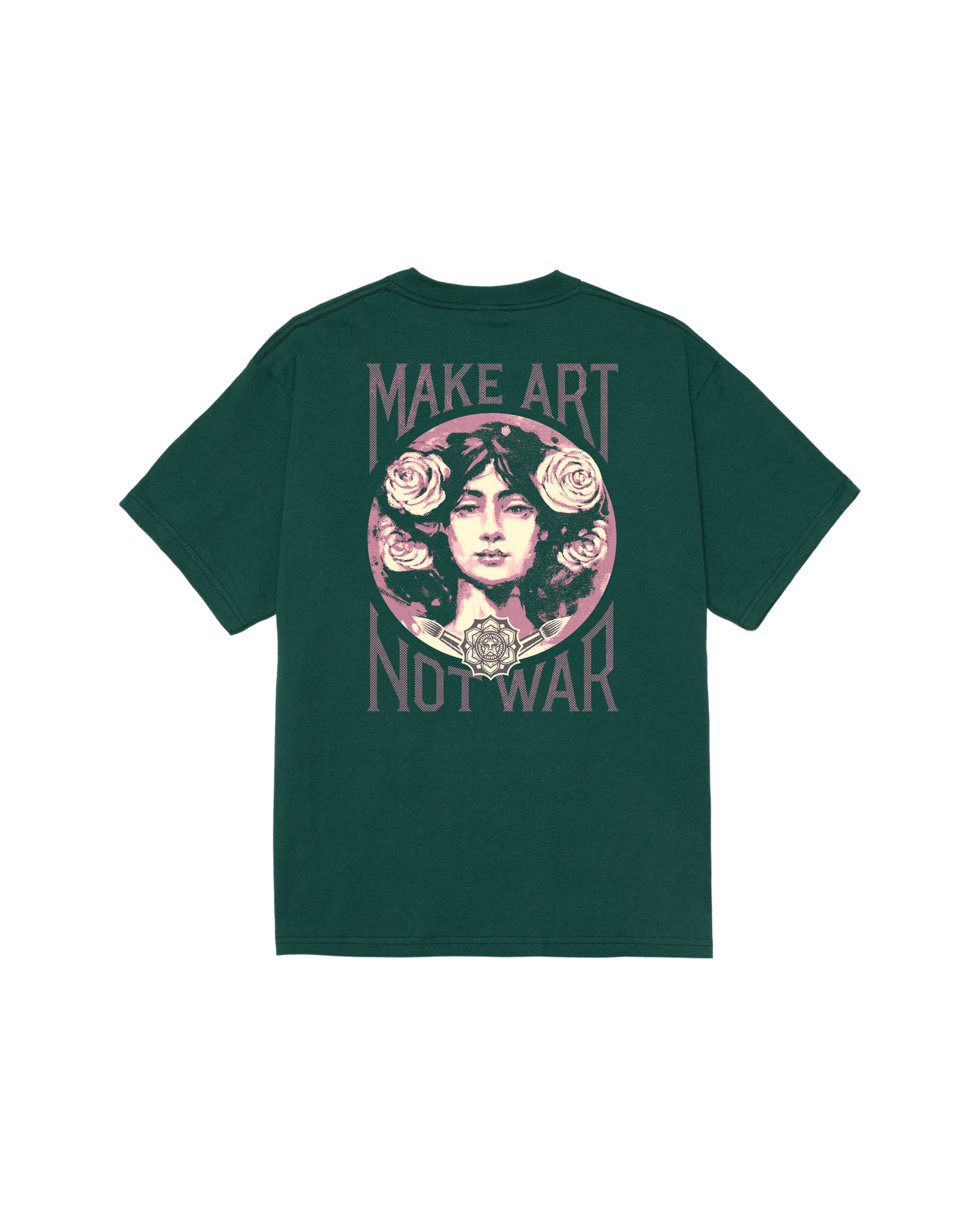 OBEY MAKE ART NOT WAR S/S TEE Rains Forest