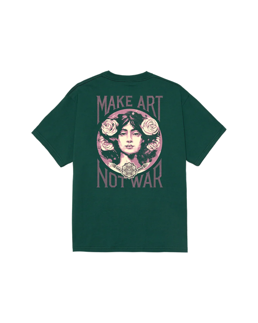 OBEY MAKE ART NOT WAR S/S TEE Rains Forest