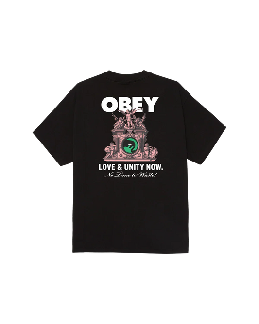 OBEY LOVE & UNITY S/S TEE Black