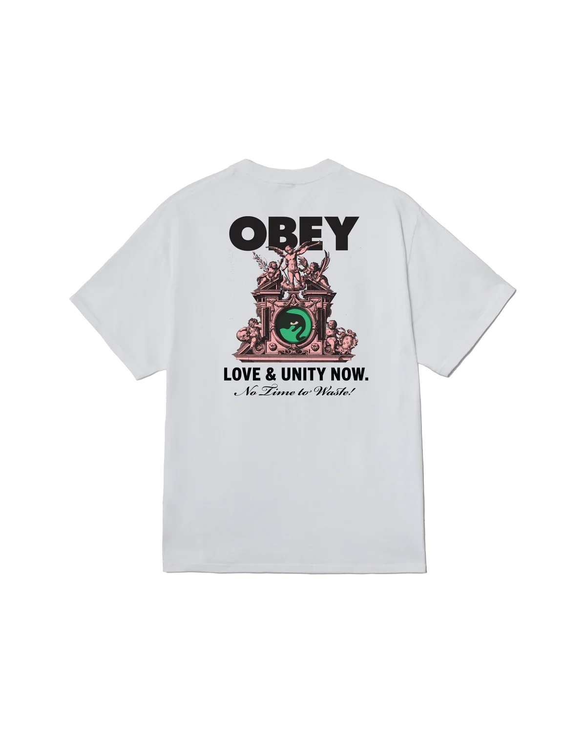 OBEY LOVE & UNITY S/S TEE White