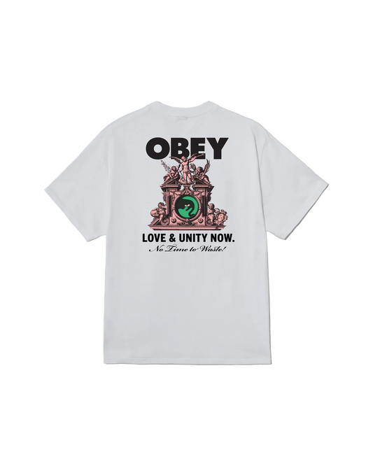 OBEY LOVE & UNITY S/S TEE White
