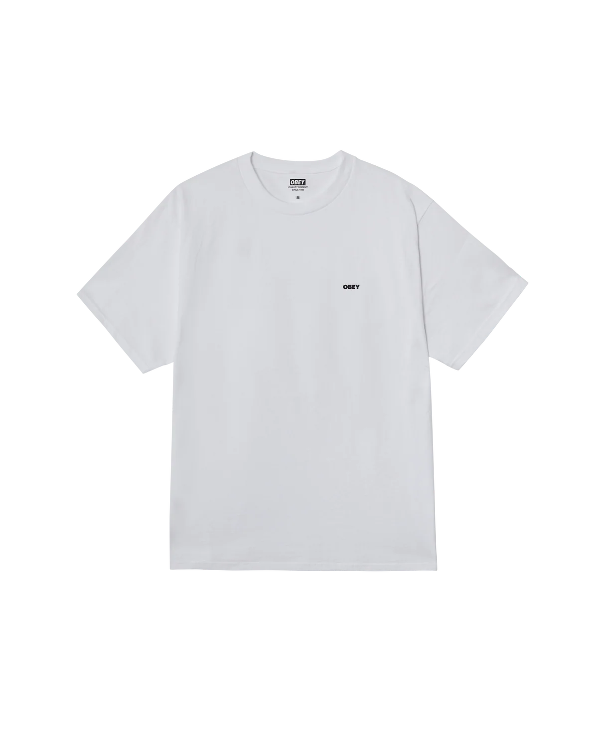 T SHIRT OBEY ART STUDIO FLOWERS White