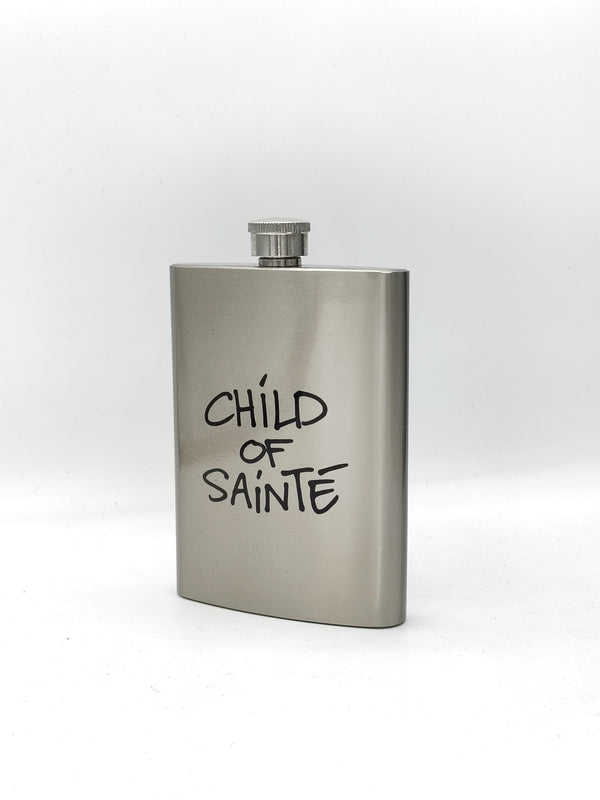 Chips of sainté 8 OZ COS STEEL FLAGON — Child Of Sainté