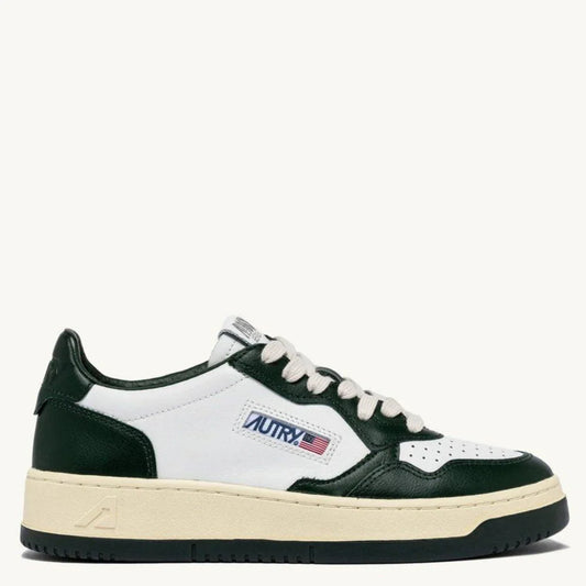 Autry MEDALIST LOW Cuir Blanc et Mountain