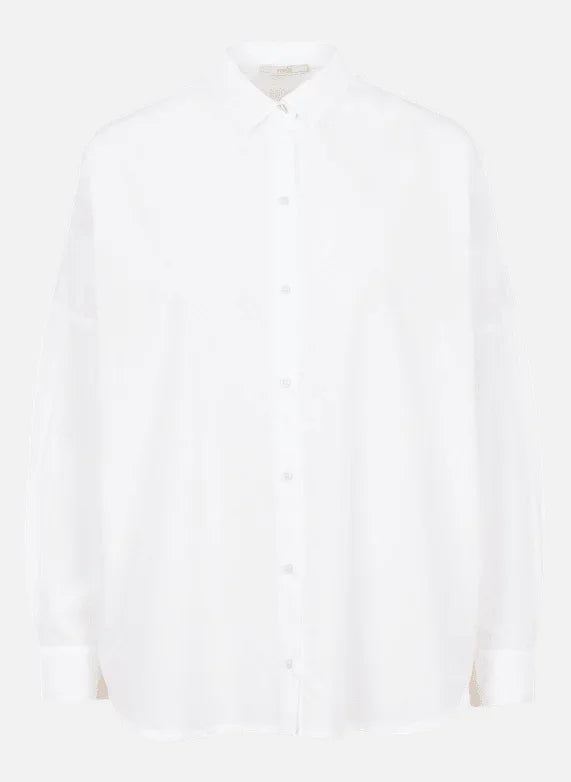 MAEMI O WIDE SHIRT Opticial White - Uptown 42