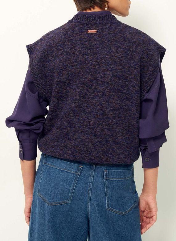 FABININO PULL SANS MANCHE Ink Blue - Uptown 42