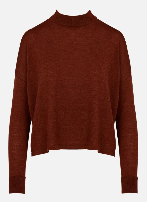 MASSA PULL COL CHEMINEE Rust - Uptown 42