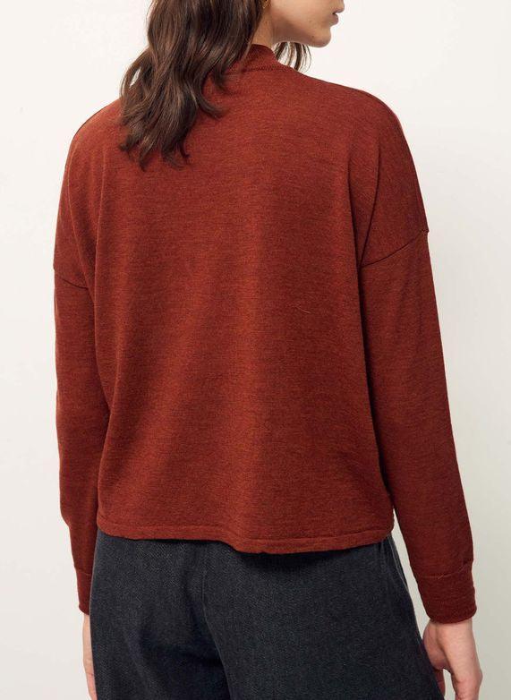 MASSA PULL COL CHEMINEE Rust - Uptown 42