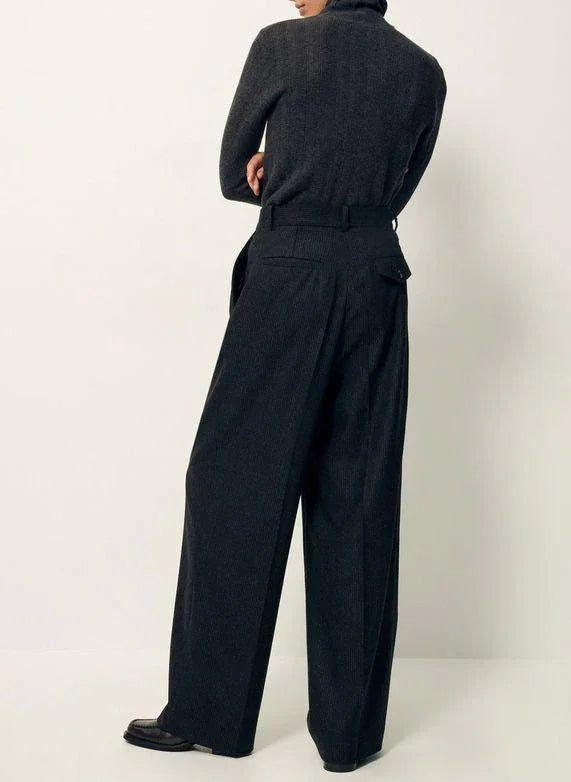 EMILIO PANTALON DROIT StoneBlack - Uptown 42