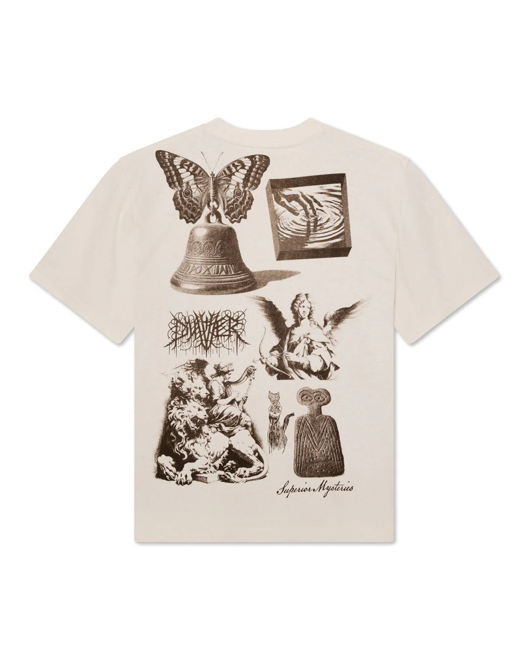 T Shirt Deus Ex Machina INVOCATION S/S TEE Dirty White