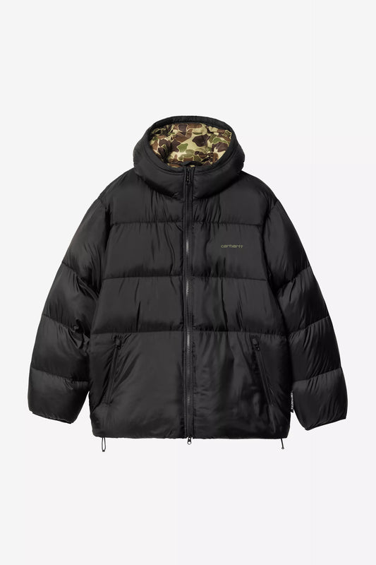 Veste Carhartt Wip TORONTO JACKET Black Camo Duck Green