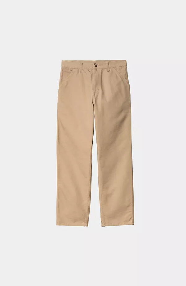 Jean Carhartt Wip SINGLE KNEE PANT Dusty H Brown — Carhartt wip