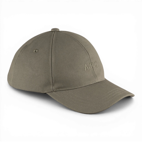 APC CASQUETTE CHARLIE KAKI MILITAIRE — APC