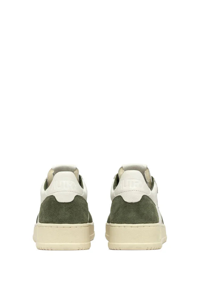 Autry Medalist Low White Military