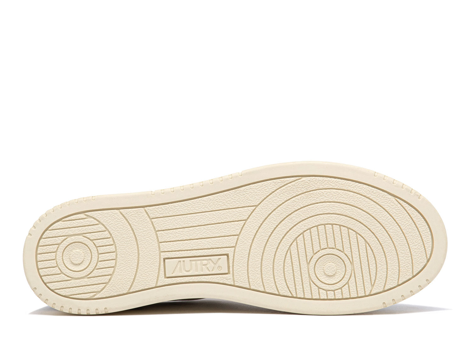 AUTRY BASKETS MEDALIST LOW EN CUIR BLANC ET DAIM BOTTLE SOLE