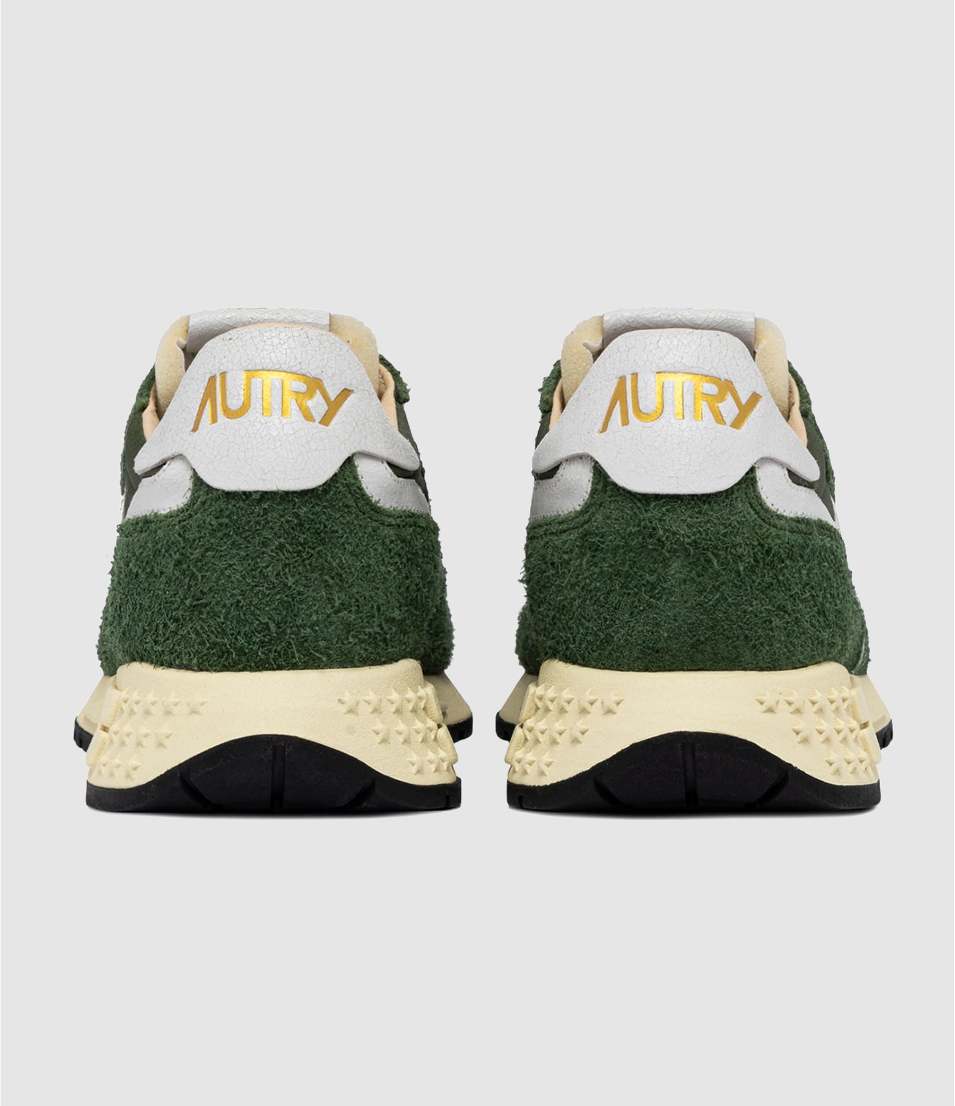 AUTRY BASKETS REELWIND LOW EN NYLON ET DAIM MILITARY BACK