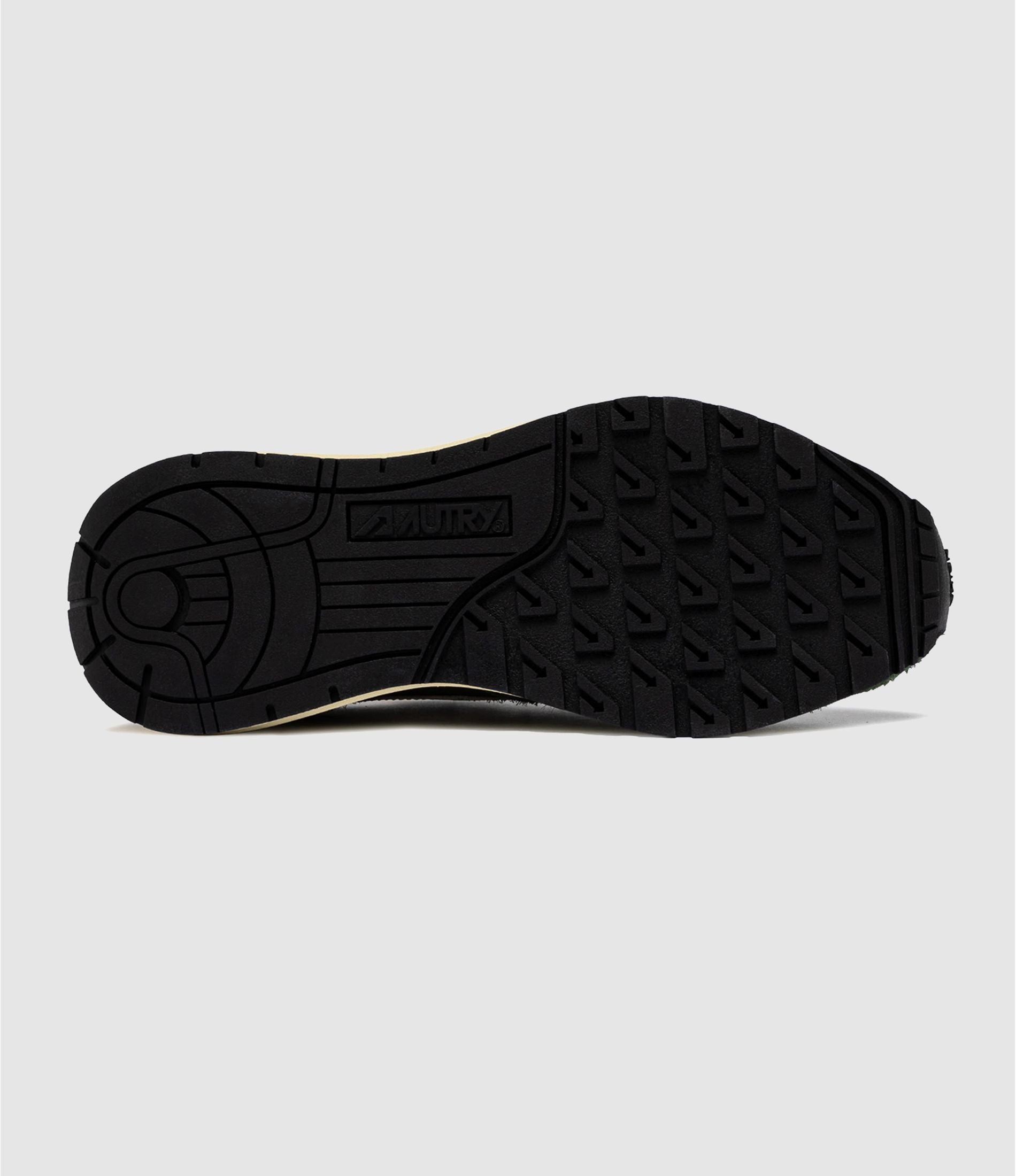 AUTRY BASKETS REELWIND LOW EN NYLON ET DAIM MILITARY SOLE