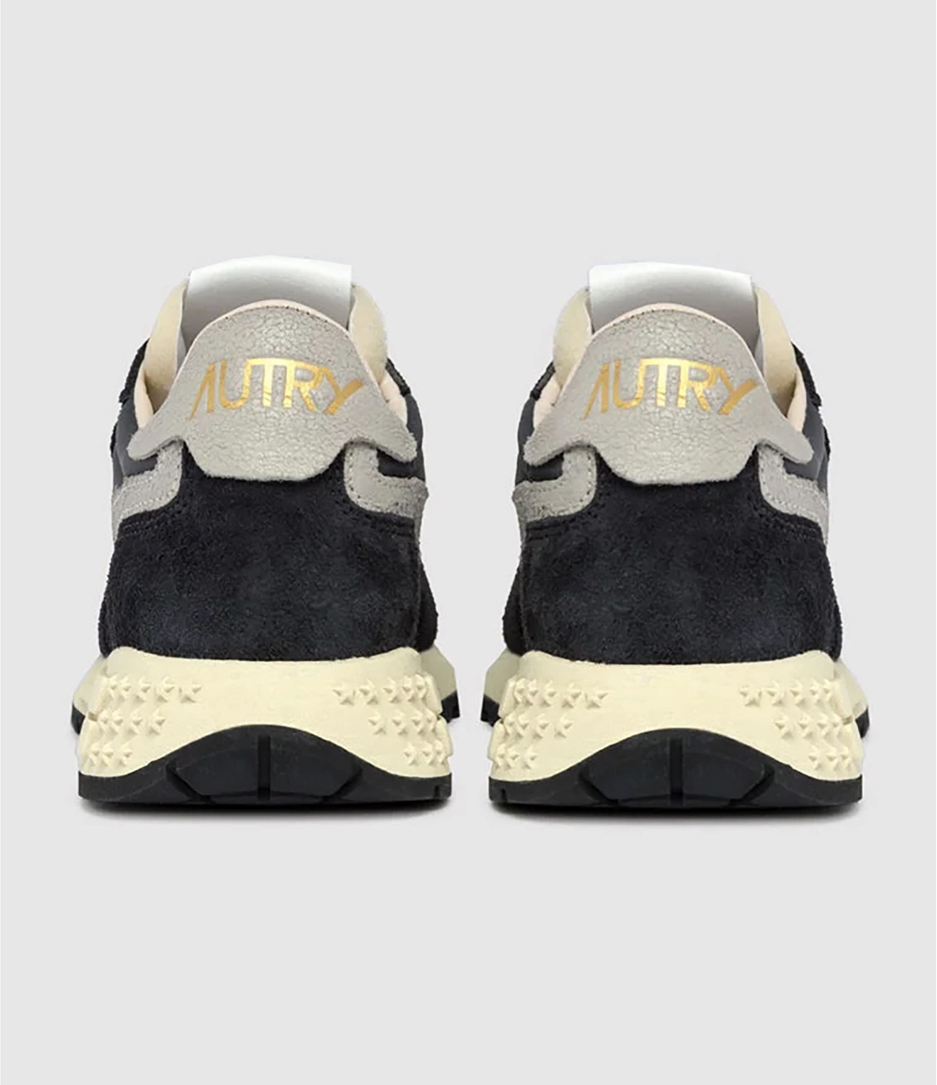 AUTRY BASKETS REELWIND LOW EN NYLON ET DAIM NOIR BACK