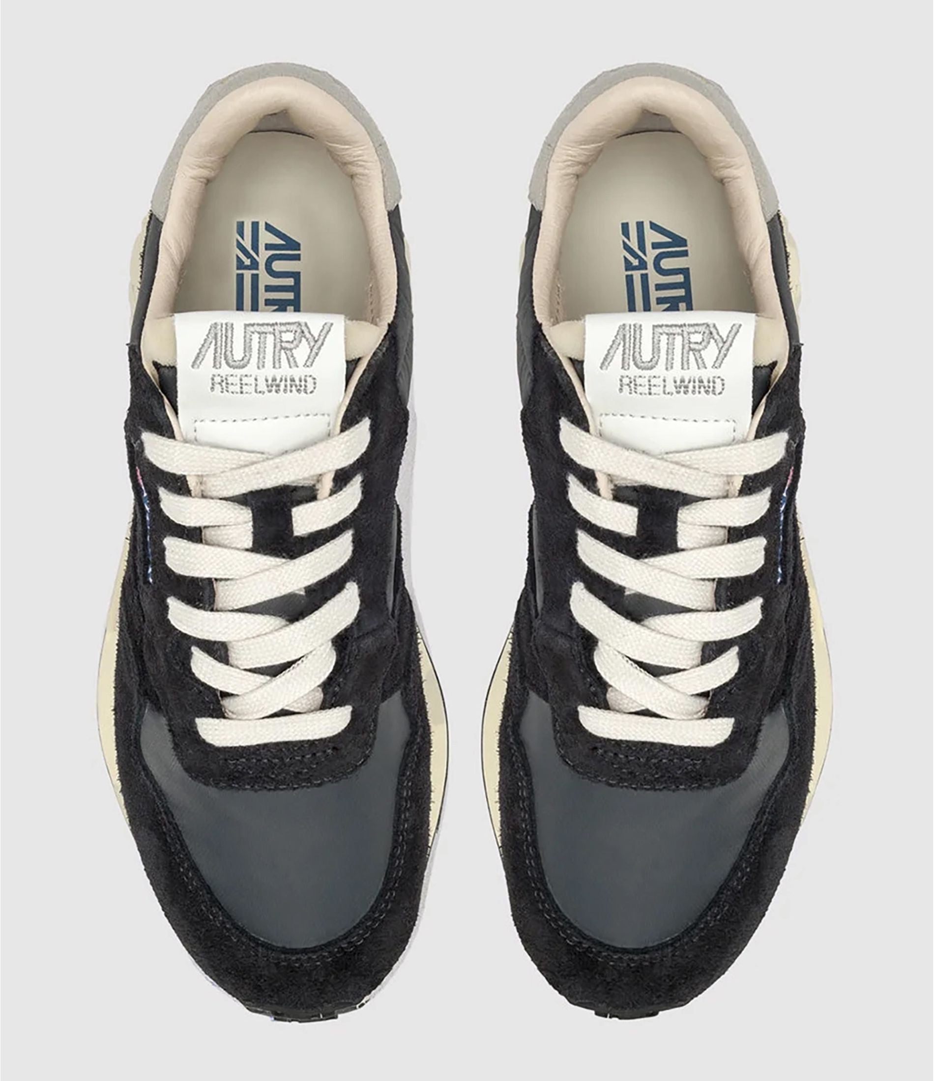 AUTRY BASKETS REELWIND LOW EN NYLON ET DAIM NOIR TOP