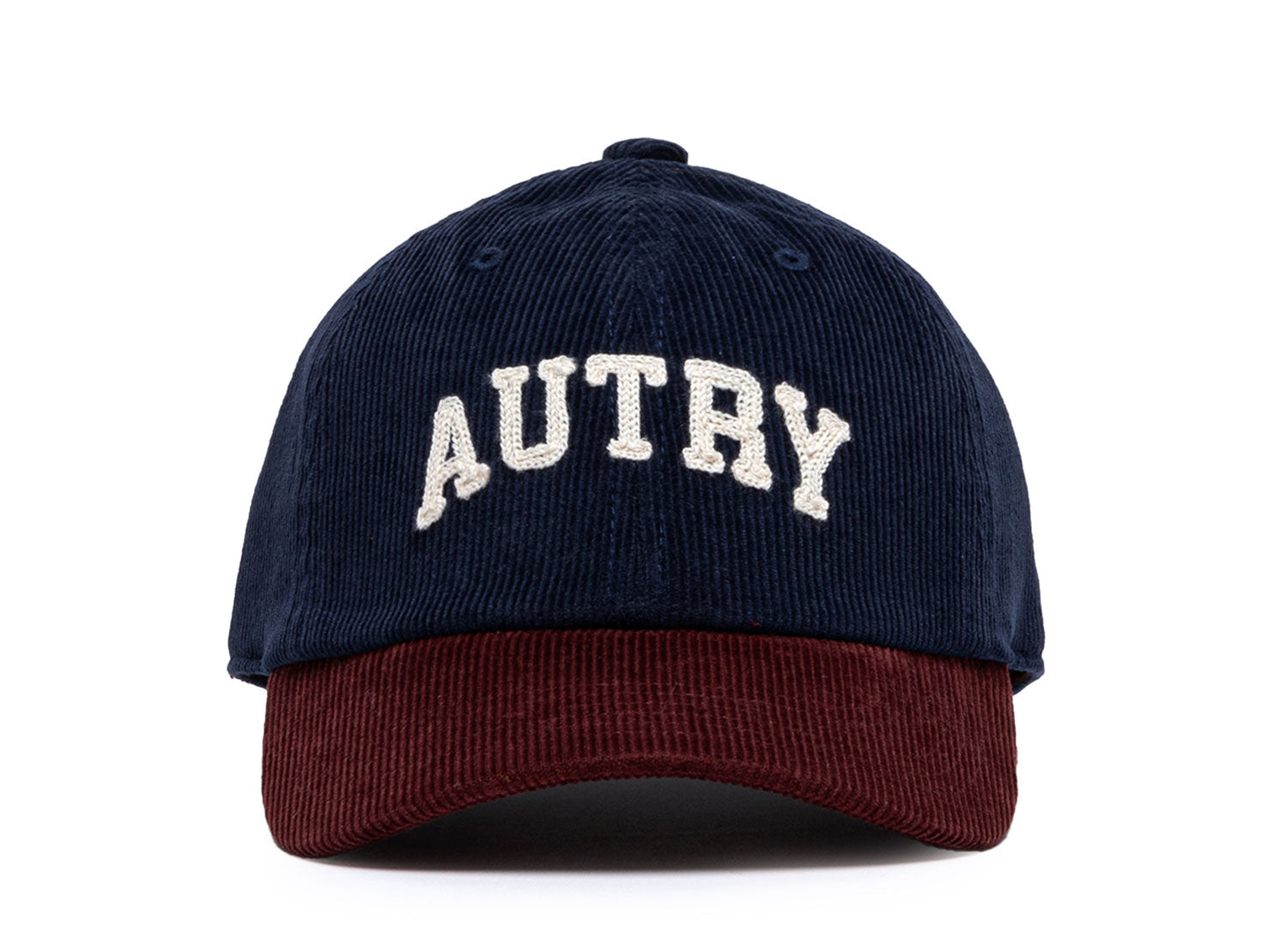 AUTRY CASQUETTE BASEBALL CAP BORDEAUX BLEU