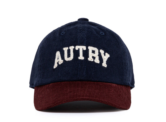 AUTRY CASQUETTE BASEBALL CAP BORDEAUX BLEU