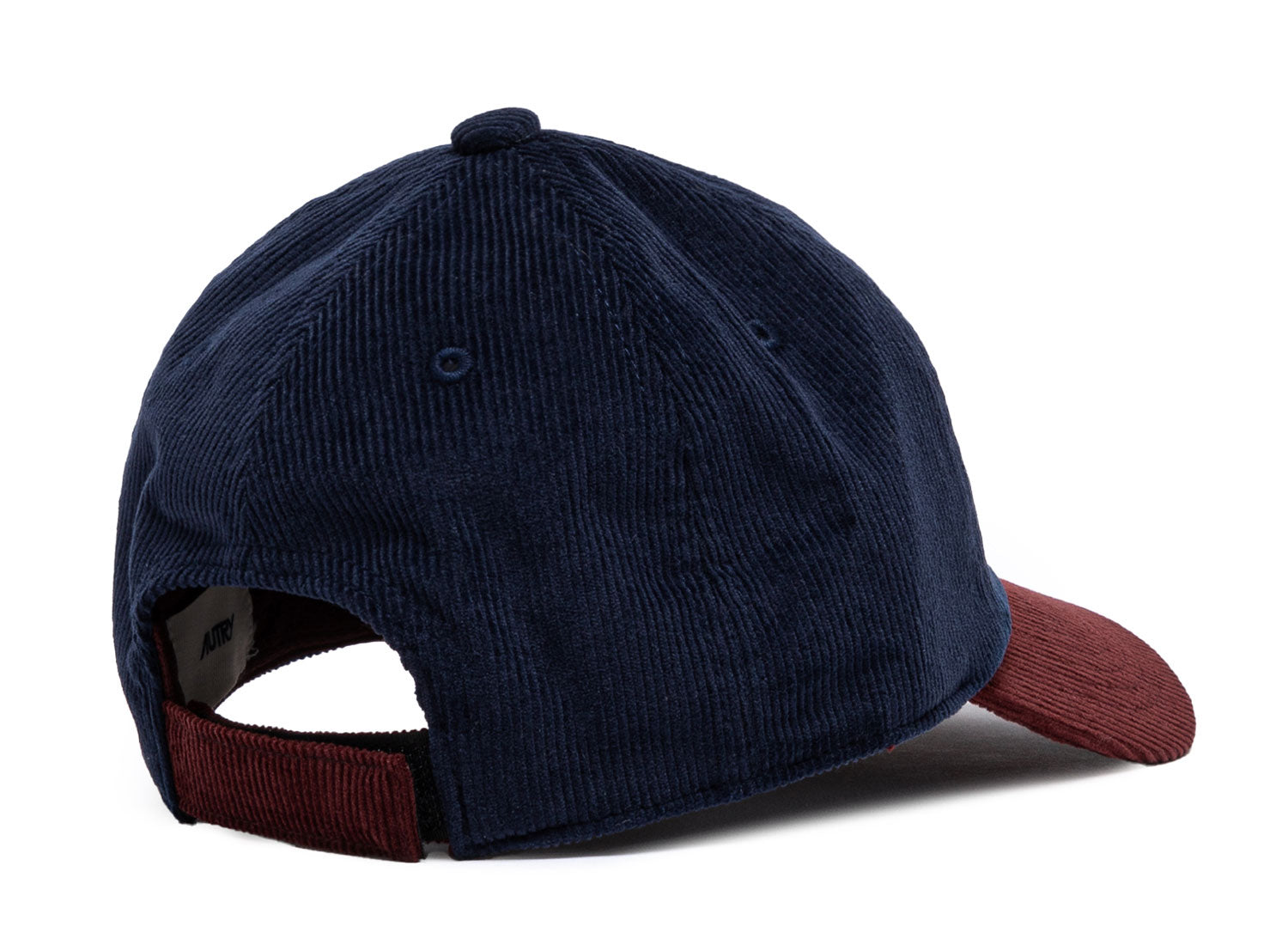 AUTRY CASQUETTE BASEBALL CAP BORDEAUX BLEU BACK