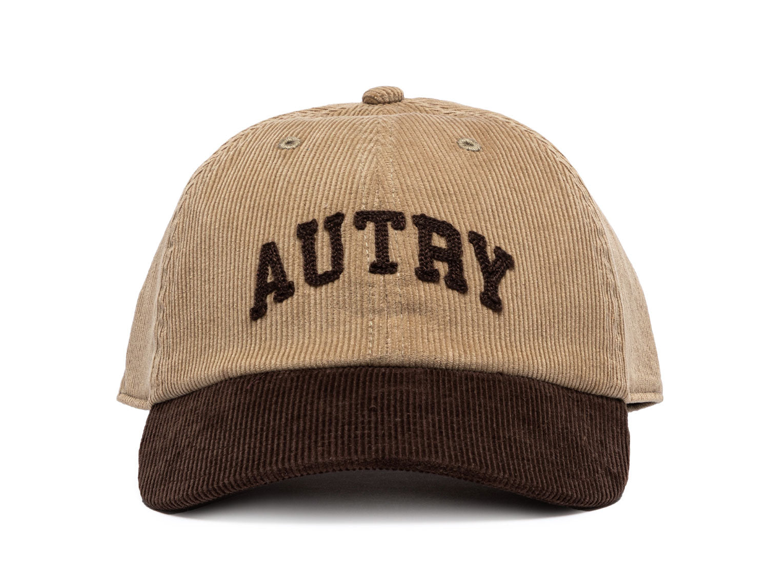 AUTRY CASQUETTE BASEBALL CAP MARRON BEIGE