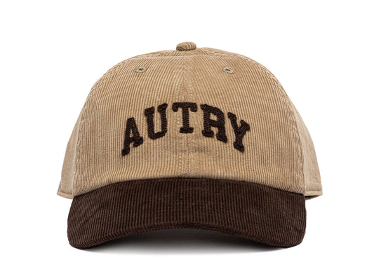 AUTRY CASQUETTE BASEBALL CAP MARRON BEIGE