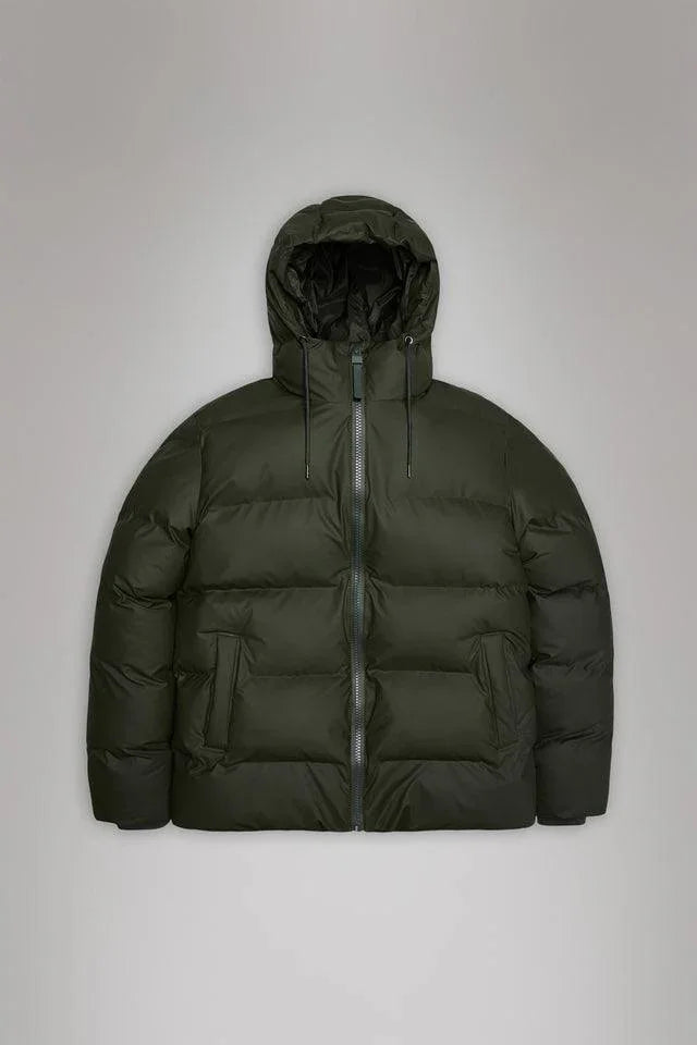 RAINS ALTA PUFFER JACKET Green