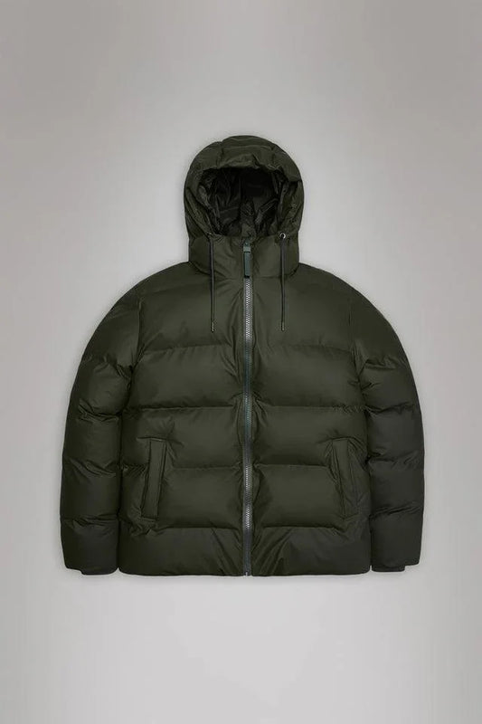 RAINS ALTA PUFFER JACKET Green