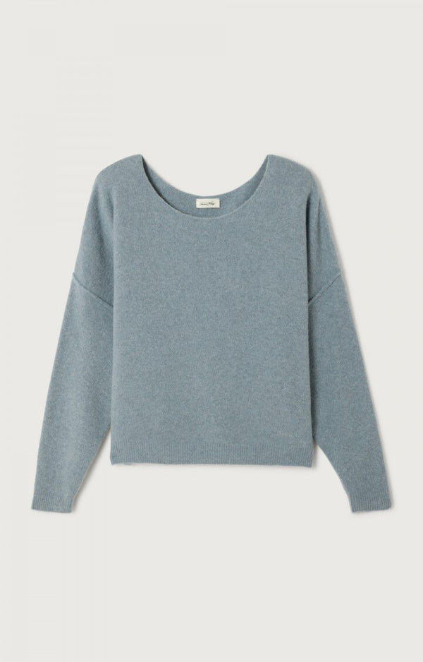 American Vintage PULL FEMME DAMSVILLE ORAGE CHINE — American Vintage