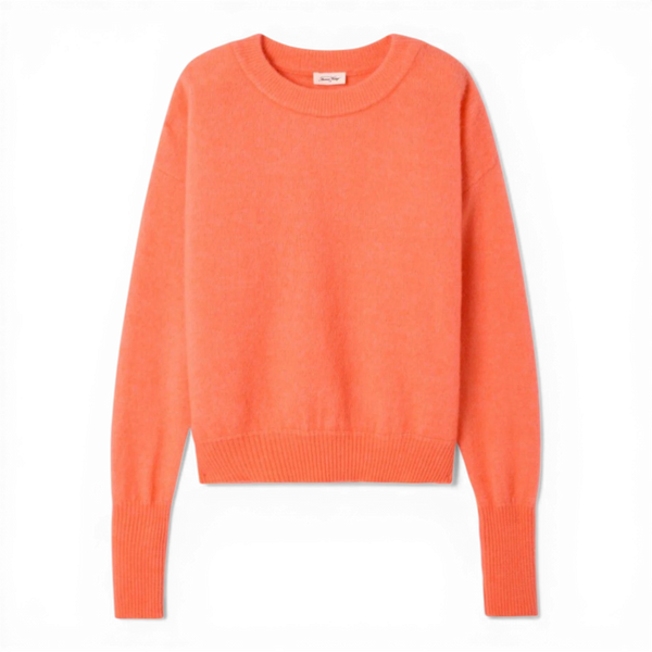 American Vintage PULL FEMME VITOW SAUMON CHINE — American Vintage