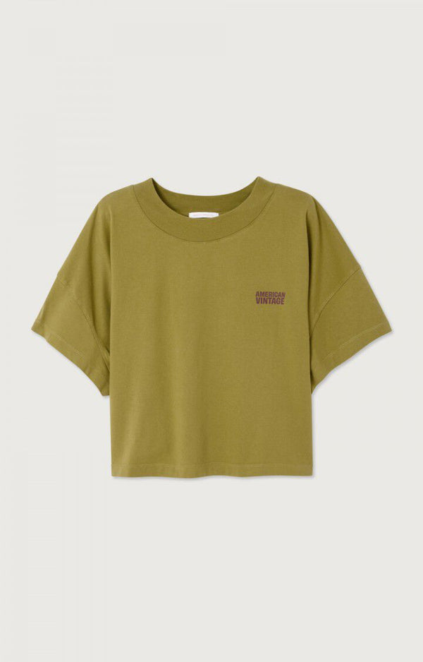 American Vintage T-SHIRT FEMME GIXY HERBES DE PROVENCE — American Vintage