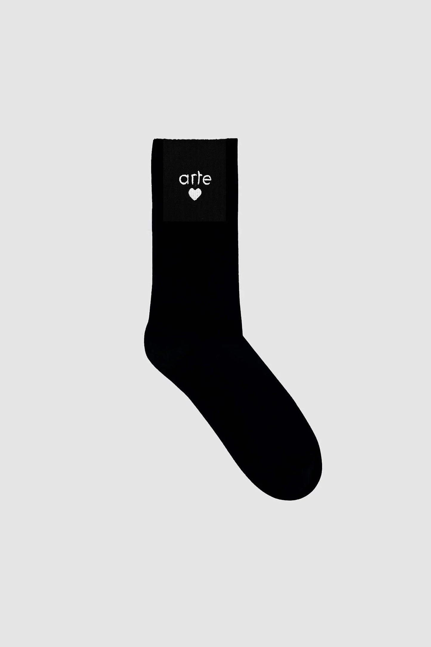 BASIC ARTE HEART SOCKS BLACK - Uptown 42