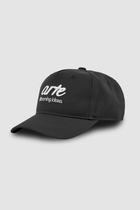FRONT LOGO EMBROIDERY CAP BLACK - Uptown 42