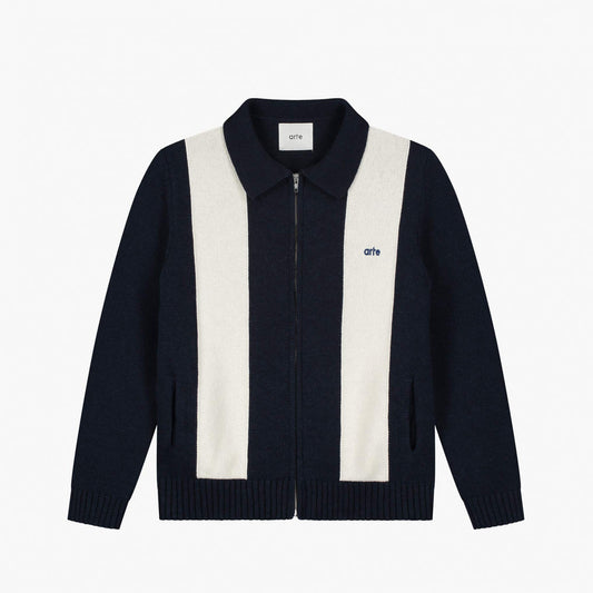 Arte Antwerp CARDIGAN Blue White