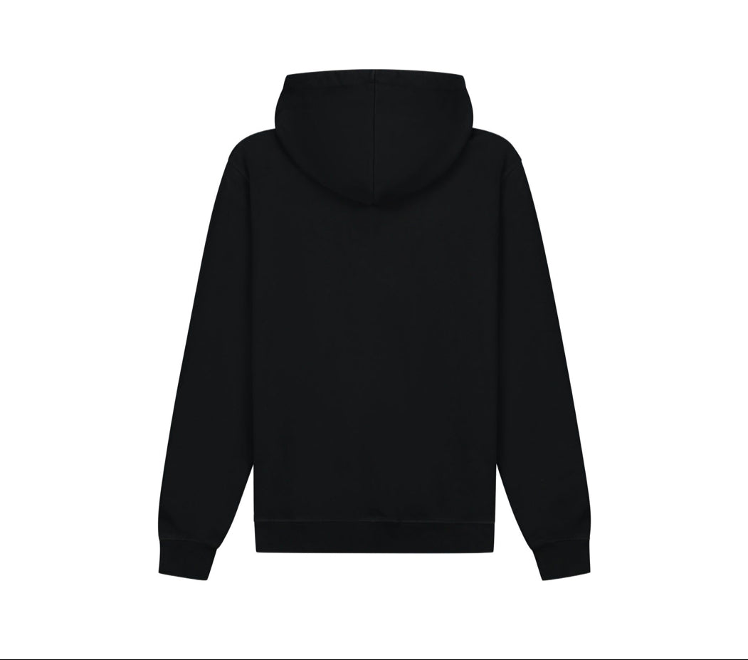 Arte Antwerp Pull EYE FRONT ZIP HOODIE Black