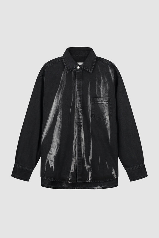 Arte Antwerp Chemise DENIM L/S SHIRT Black