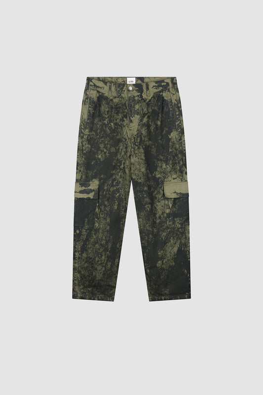 Arte Antwerp Pant ALL OVER PRINT CARGO Green front