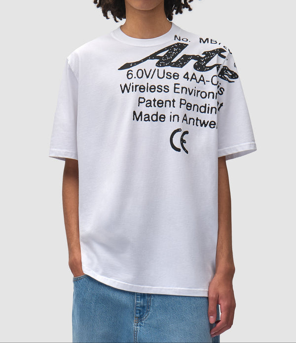 Arte Antwerp SPECS SIDE S/S TEE White — Arte Antwerp